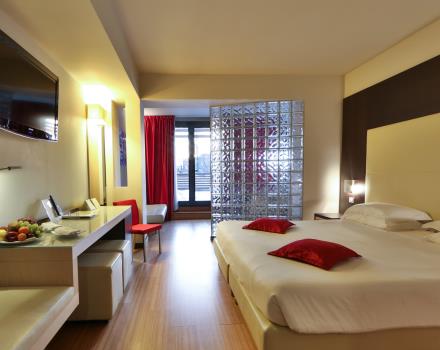 Junior Suite Best Western Plus Hotel Galileo Padova. This spacious and bright room with large terrace.