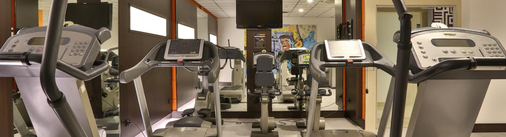 Fitness Area in the Hotel Galileo free and open 24h